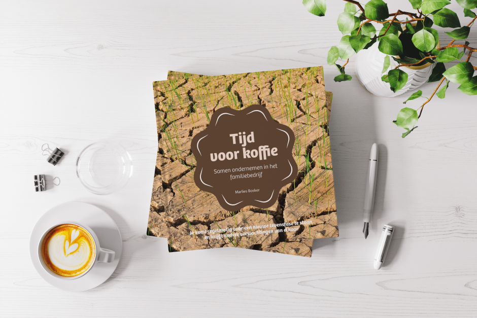 Boek TIjd voor koffie Samen ondernemen in het familiebedrijf